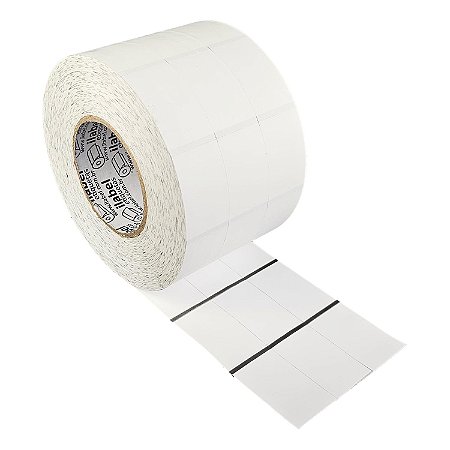 Etiqueta de composição têxtil lavável 33x55mm 3,3x5,5cm (3 colunas) Nylon resinado p/ Zebra Argox - Rolo c/ 6534 (120m)