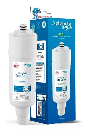 Refil Filtro Purificador De Água Colormaq Premium Top Color