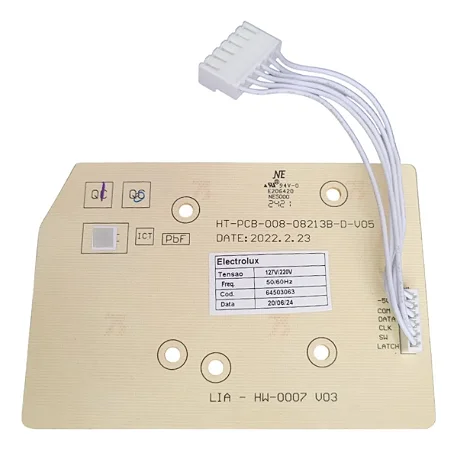 Placa Interface Lavadora Electrolux  - 64503063