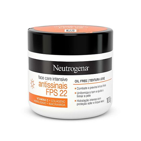 Neutrogena Face Care Intensive Antissinais FPS 22