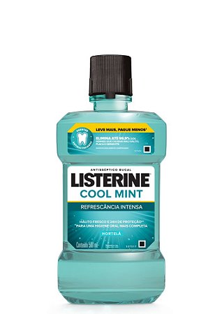 Enxaguatório Bucal Listerine Cool Mint - 500ml