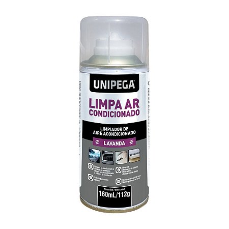 Unipega Spray Limpa Ar Condicionado Lavanda 160ml/112g