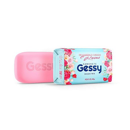 Sabonete Gessy Delicadeza E Cuidados Com Rosas 80g