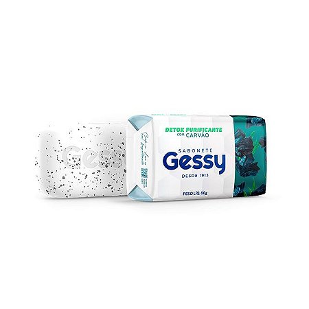 Sabonete Gessy Detox Purificante Com Carvão 80g