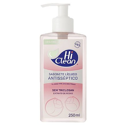 Sabonete Líquido Hi Clean Rosas 250ml