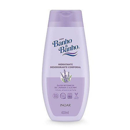 Loção Hidratante Desodorante Banho a Banho Lavanda e Alecrim 400ml