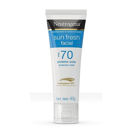 Protetor Solar Facial Neutrogena Sun Fresh FPS 70 40g