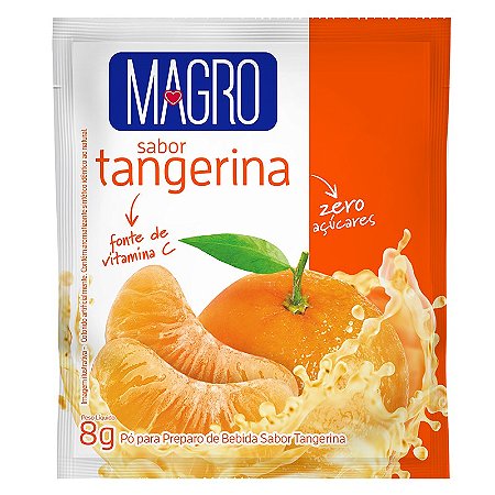 Refresco Diet Magro Sabor Tangerina com 15un de 8g