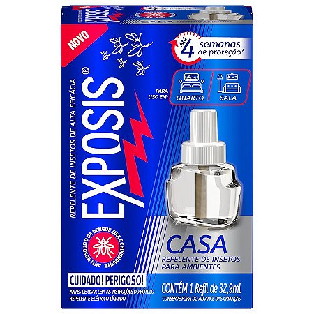 Exposis Repelente Elétrico Para Ambientes -  Refil de 32,9ml