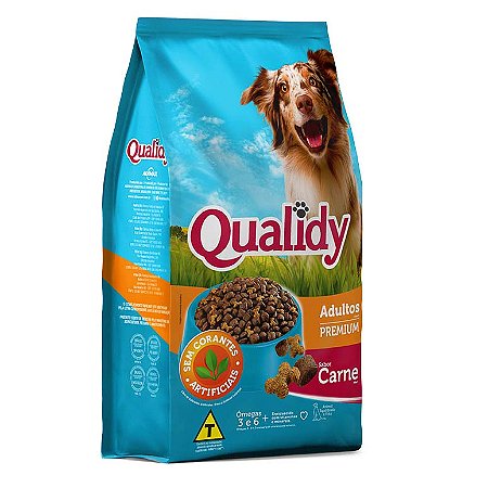 Qualidy Cães Adultos Sabor Carne 20kg