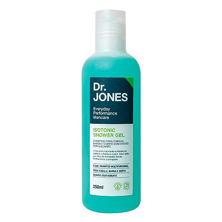 Dr Jones Isotonic Shower Gel - Shampoo para Barba, Cabelo e Corpo 250ml