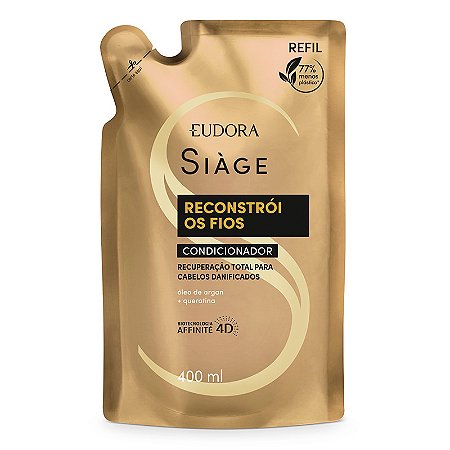 Condicionador Siàge Reconstrói os Fios Refil 400ml