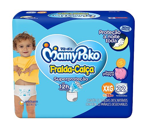 Fralda Calça MamyPoko Super Proteção XXG 22 Unidades