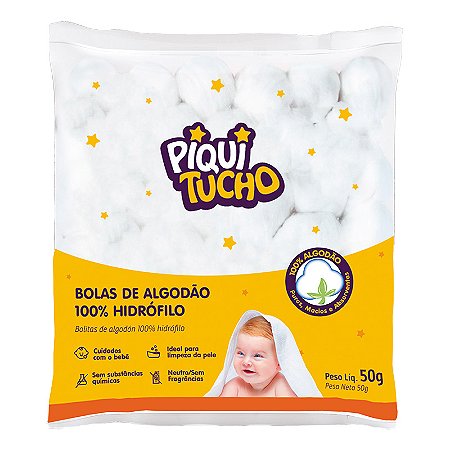 Algodão Bola Piquitucho 50g