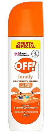 OFF family Spray Repelente de Insetos com Aloe Vera 170ml
