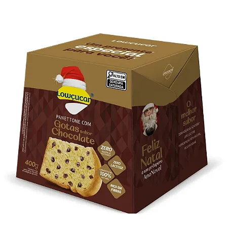 Panettone Lowçucar Gotas Chocolate 400g
