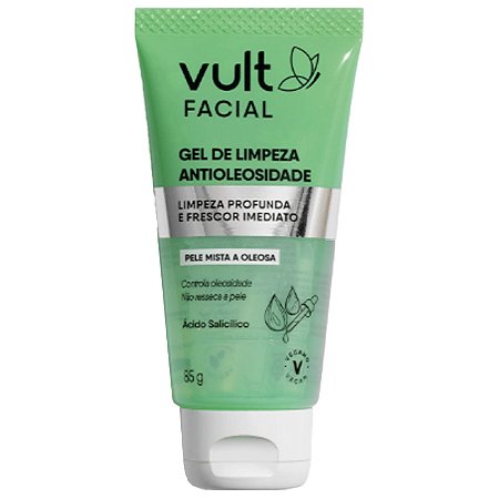 Vult Gel Limpeza Facial Antioleosidade 85g