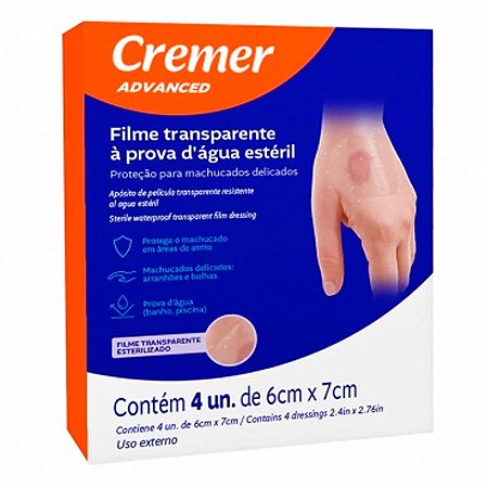 Curativo Filme Prova D'água Cremer 4un