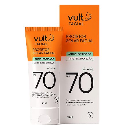 Vult Protetor Solar Facial FPS 70 40ml