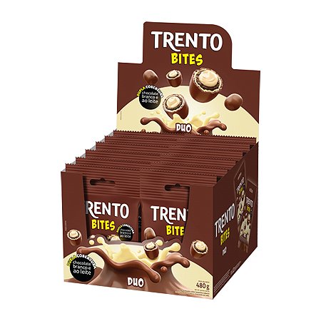 Trento Bites Duo Display com 12 Unidades de 40g