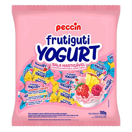Bala Mastigável Frutiguti Yogurt Sortida 100g