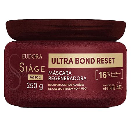 Máscara Capilar Regeneradora Siàge Ultra Bond Reset 250g