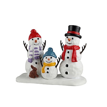 Família Boneco de Neve Lemax