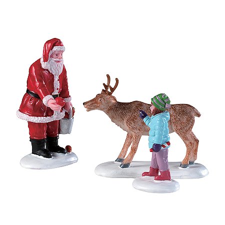 Guloseimas para Rena 3 Peças Natal Lemax