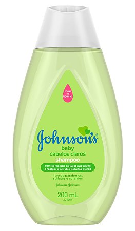 Johnson's Baby Shampoo Infantil Cabelos Claros 200 ml