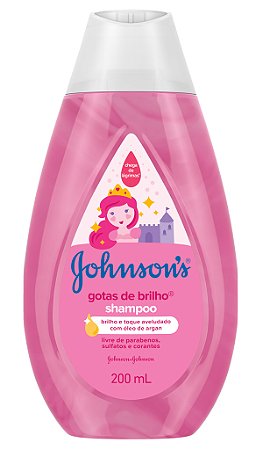 Johnson's Baby Shampoo Infantil Gotas de Brilho - 200 mL