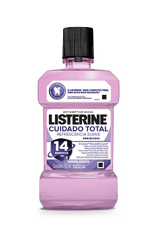 Enxaguatório Bucal Listerine Cuidado Total Zero - 250mL