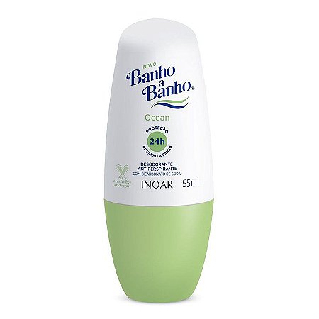 Desodorante Roll On Banho A Banho Ocean 55ml