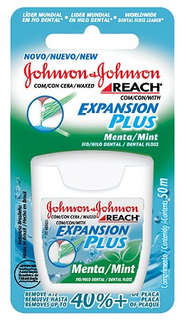 Fio Dental Menta Johnson & Johnson Reach Essencial 100m Mais