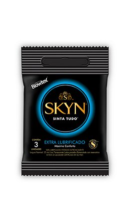 Preservativo Skyn Extra Lubrificado - 3 Unidades