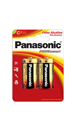 Panasonic Pilha Alcalina Média C - 2 Unidades