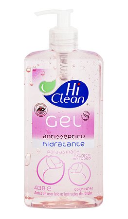 Álcool Gel Hi Clean Extrato De Rosas - 500ml