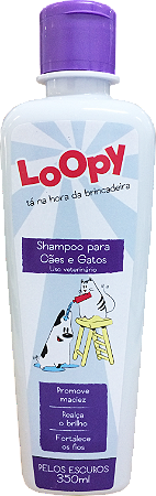 Loopy Shampoo Para Pelos Escuros 350ml