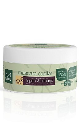 Máscara Capilar Argan e Linhaça Boni Natural - 250g