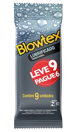 Preservativo Blowtex Lubrificado - Leve 9 Pague 6