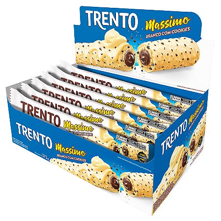 Trento Wafer Massimo Cookies Com 15un