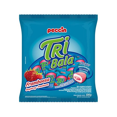 Bala Tribala Framboesa 100g