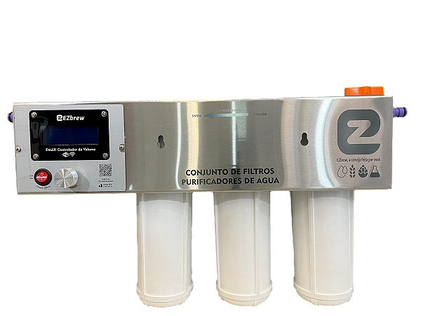 Filtros Automatizado para Água Cervejeira F3MAX WiFi EZbrew
