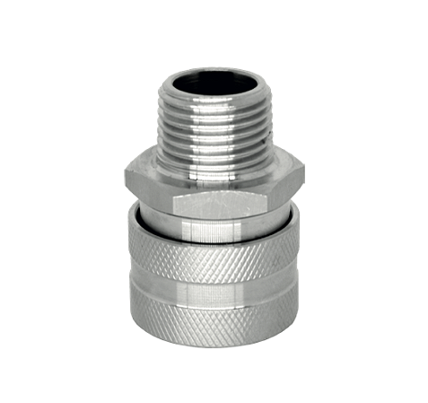 Engate Rápido Rosca Macho 1/2 NPT Aço Inox 304