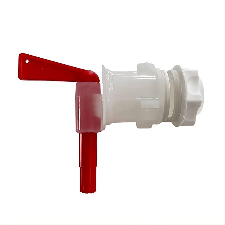 Torneira Plastica 28E para Fermentador EZbrew (Saída 3/8 e Rosca 3/4)