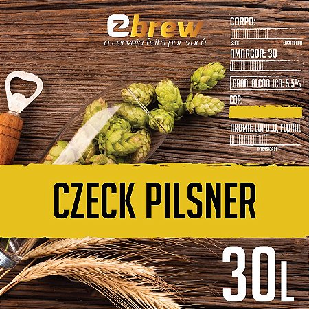 Kit Receita Czech Pilsner 20, 30 ou 50 litros EZbrew