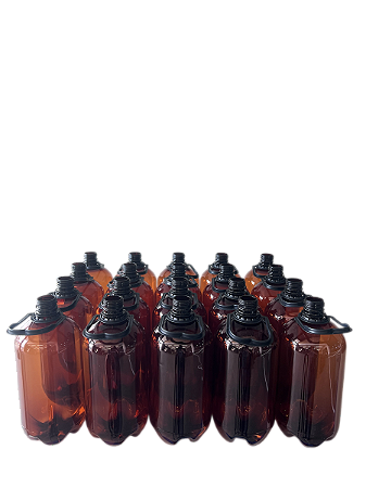 Pack 20 Garrafas PET de 1L c/ Tampa e Alça EZbrew