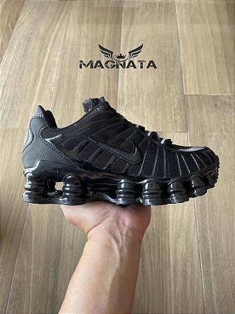 Tênis Nike Shox 12 Molas Preto (Importado) - MagnataSurfShop