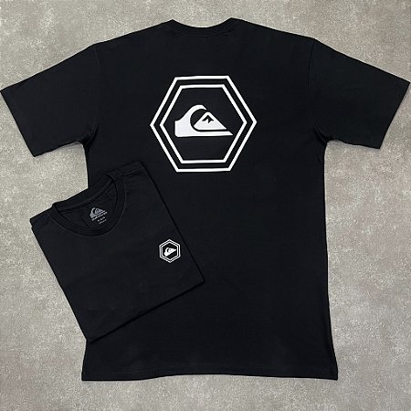 Camiseta Quiksilver Logo Emborrachado
