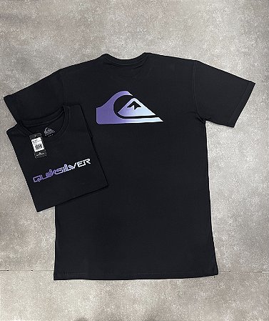 Camiseta Quiksilver Logo Emborrachado letreiro