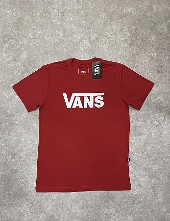Camiseta Vans Vermelha